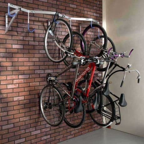 Accroche de 6 vélos mural pour les espaces intérieurs