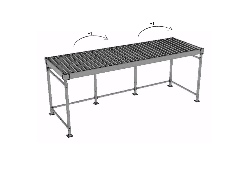 Abri vélo modulaire avec rouleaux pivotants, offrant une solution flexible pour le stockage des vélos dans un environnement professionnel.